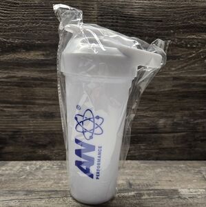 An‎ Performance Perfect Shaker Bottle 28oz Dishwasher Safe Leak-Proof White New